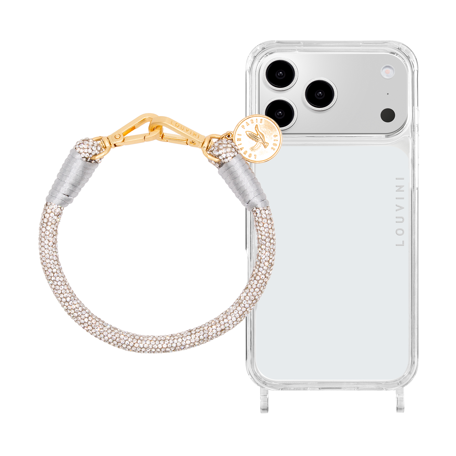 Coque iPhone CHARLIE & Bracelet PETIT KIM Argenté