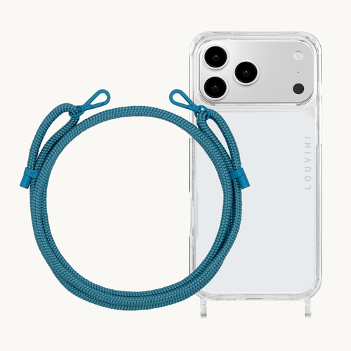 Coque iPhone CHARLIE & Cordon SAM Bleu