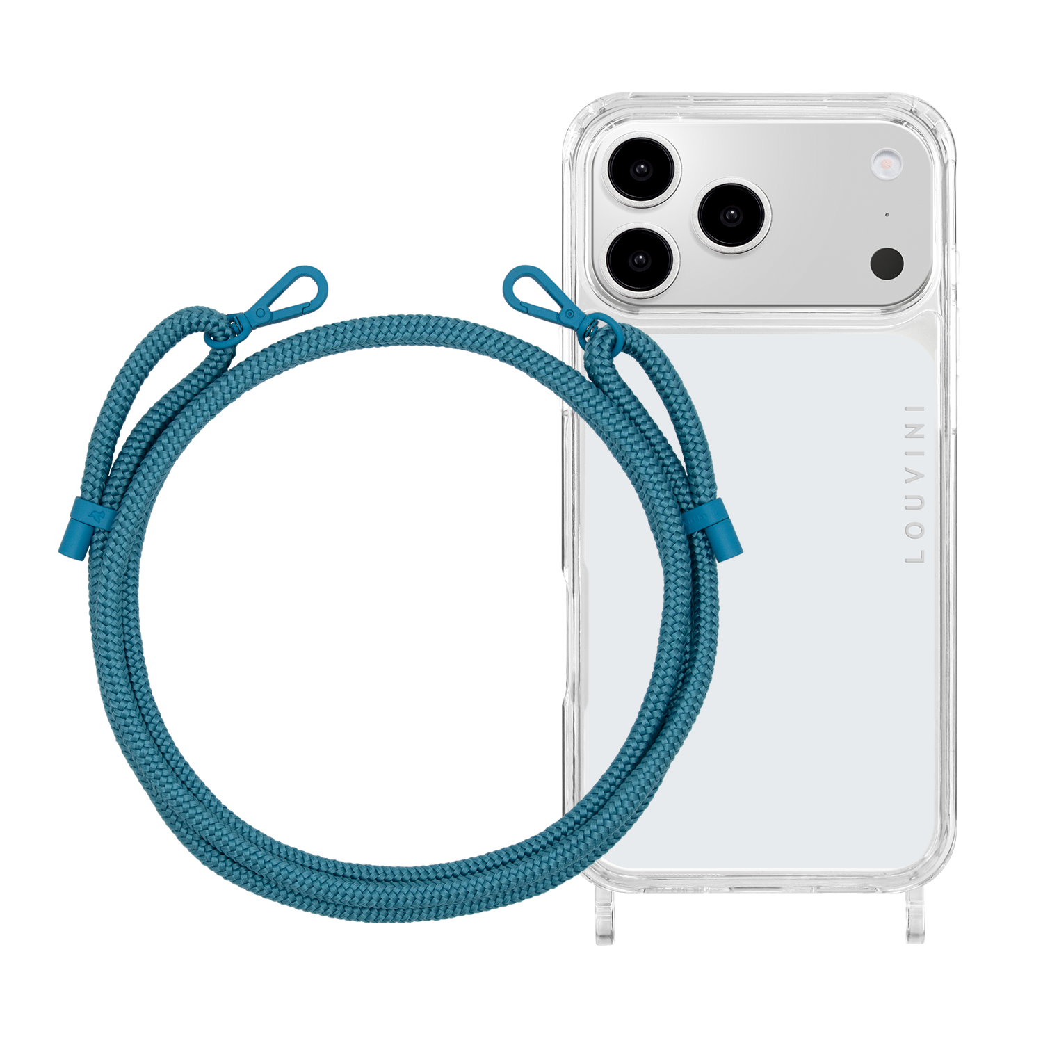 Coque iPhone CHARLIE & Cordon SAM Bleu
