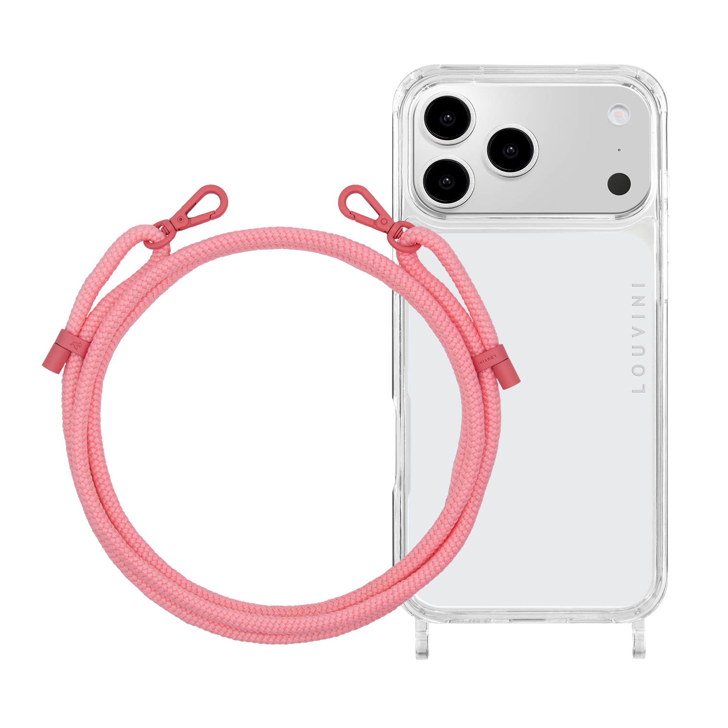 Coque iPhone CHARLIE & Cordon SAM Rose