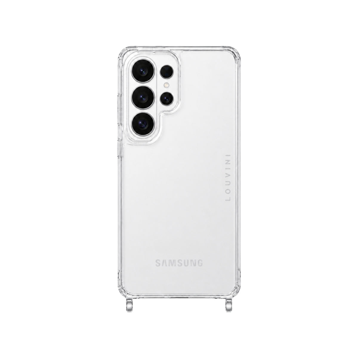 Coque Samsung avec anneaux CHARLIE - Transparente