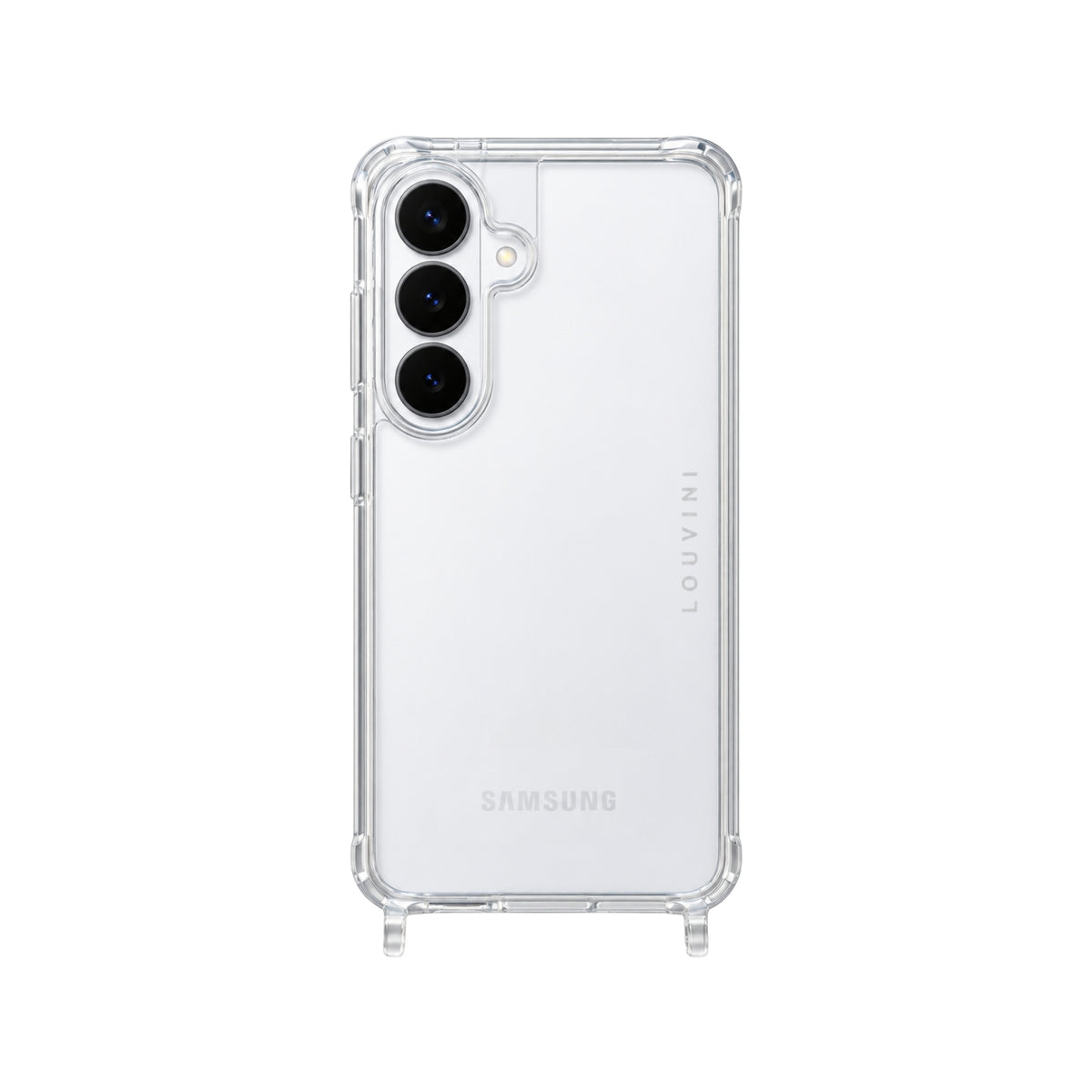 Coque Samsung avec anneaux CHARLIE - Transparente