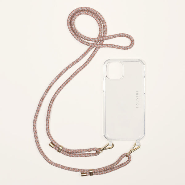 Charlie iPhone Case & Tessa Camel-Coral Cord