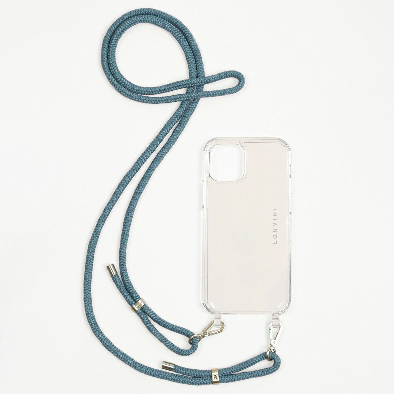 Coque Charlie iPhone & cordon Tessa Bleu Turquoise