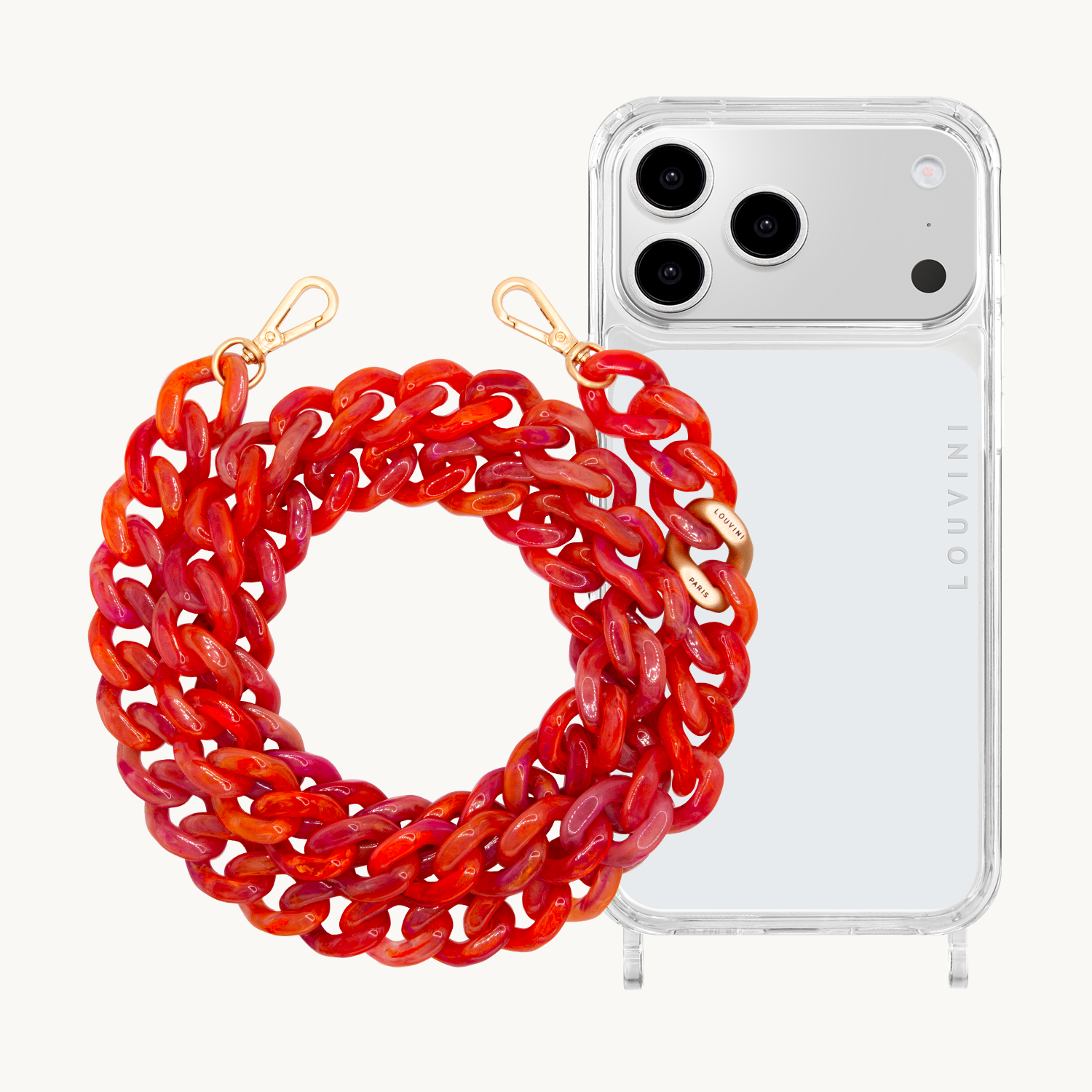 Coque iPhone CHARLIE & chaîne ZOE Tropical