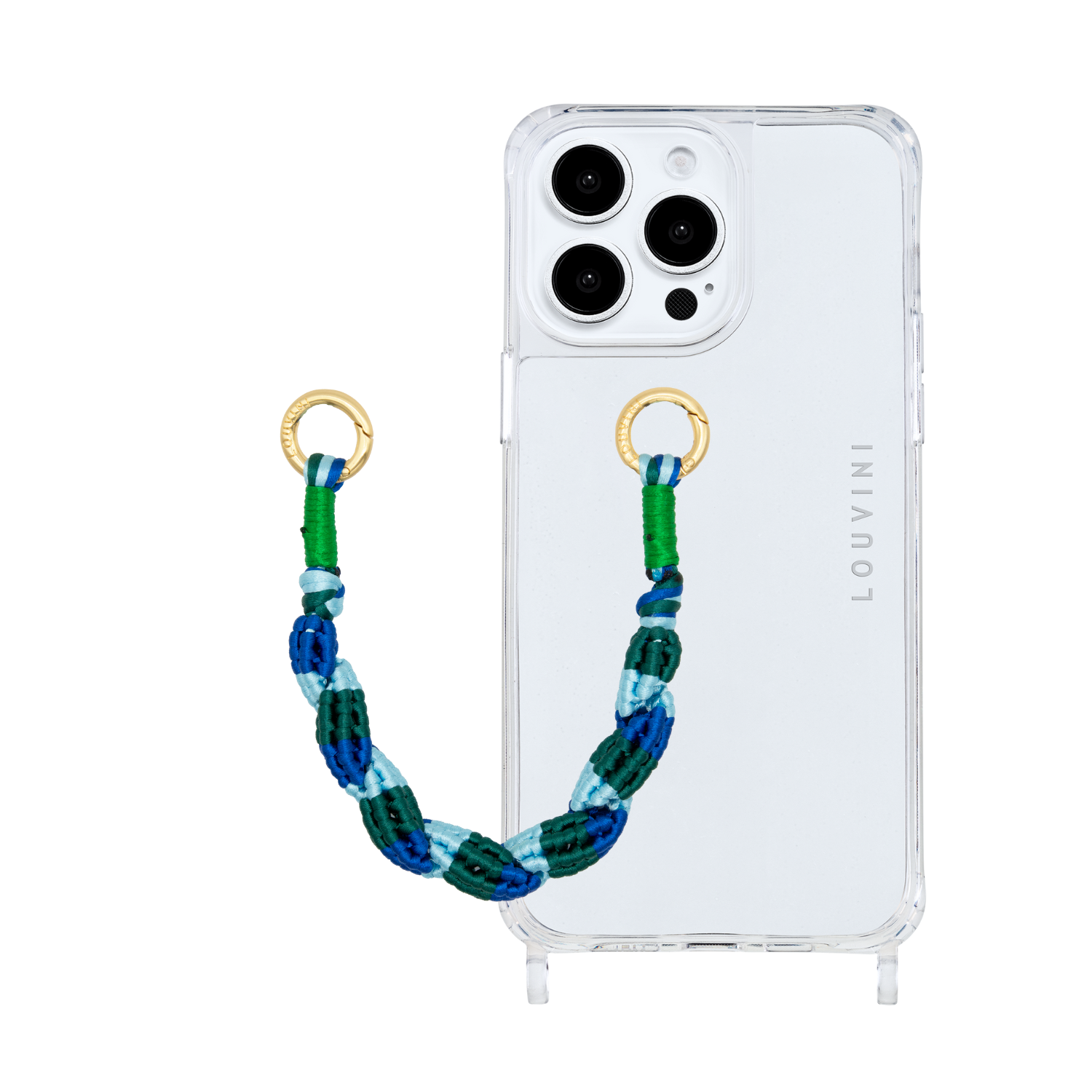 Coque Charlie iPhone & cordon LAYLA x YASSS - Bleu