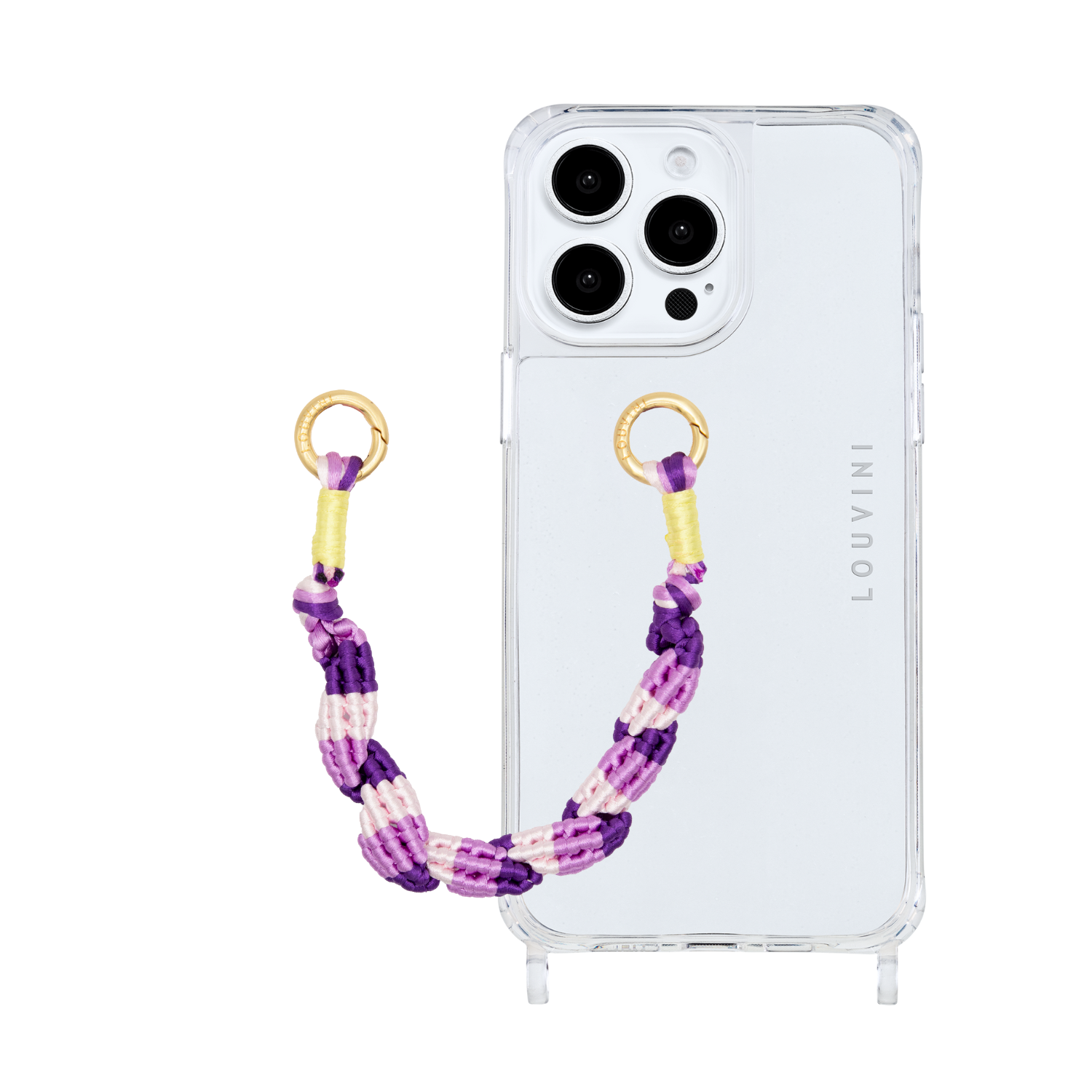 Coque Charlie iPhone & cordon LAYLA x YASSS - Violet