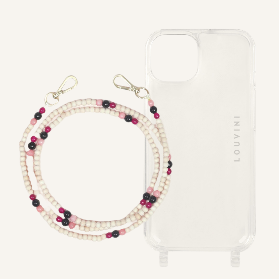 Charlie iPhone Case & Arielle Magenta-Pink Strap