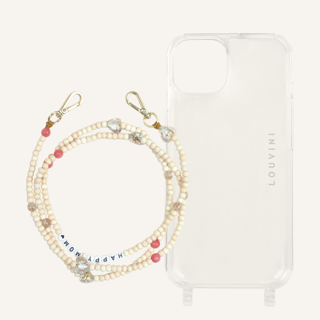 Charlie iPhone Case & Arielle "Happy Mom" Strap