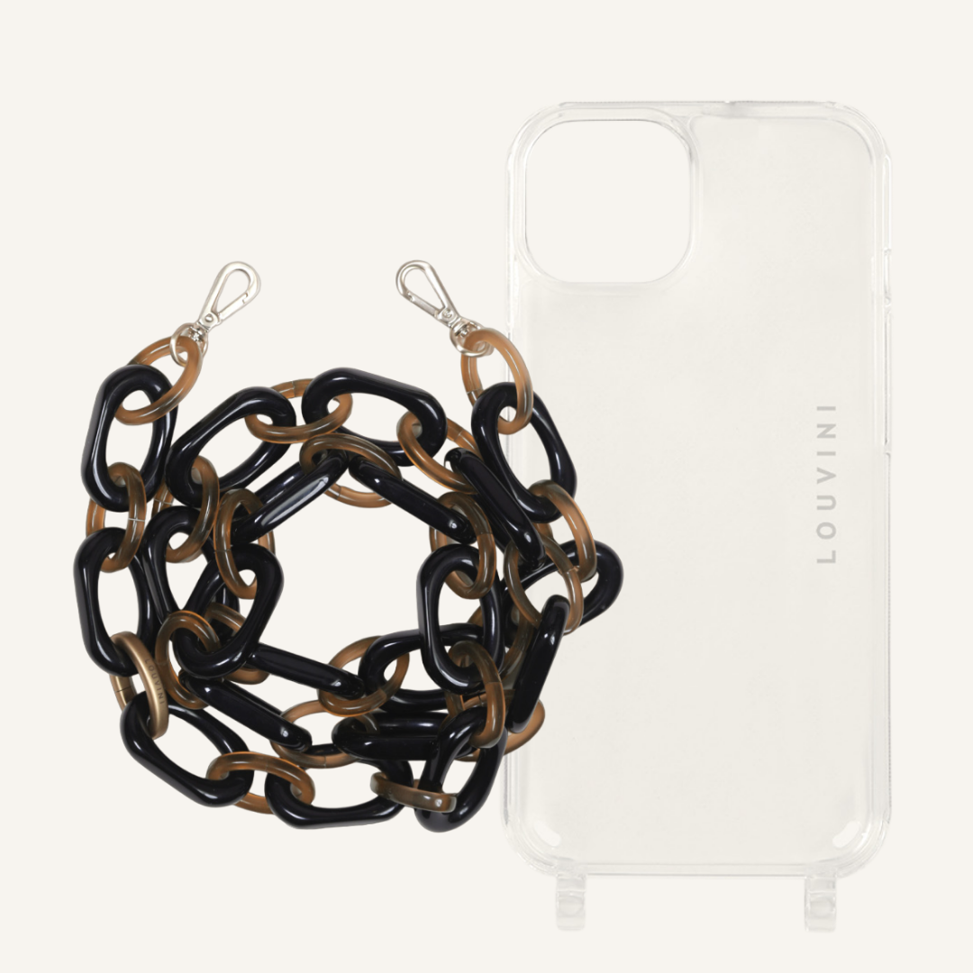Charlie iPhone Case & Chiara Black-brown Chain