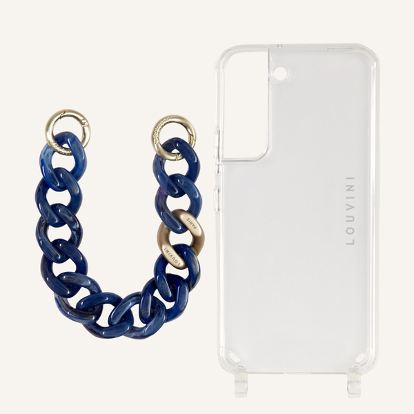 Charlie Case & Navy Petit Zoe chain (Samsung)