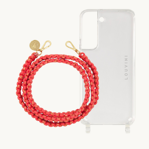 Coque Charlie (Samsung) & cordon Palma Rose