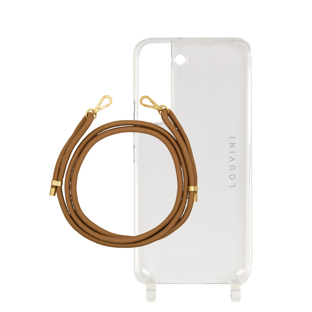 Coque Charlie (Samsung) & cordon Tessa Camel