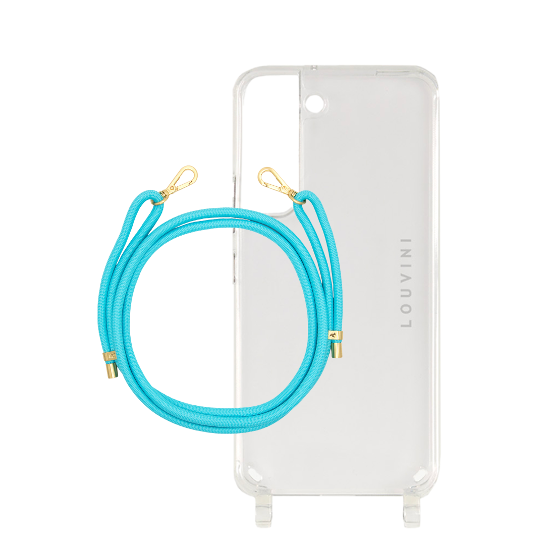 Coque Charlie (Samsung) & cordon Tessa Turquoise