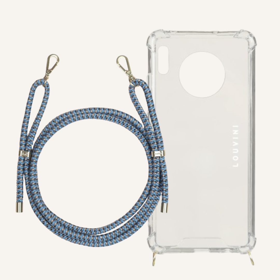 CHARLIE Phone Case & TESSA Blue-Beige Cord (Huawei)