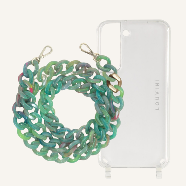 Charlie Case & Zoe Jade-Green Chain (Samsung)