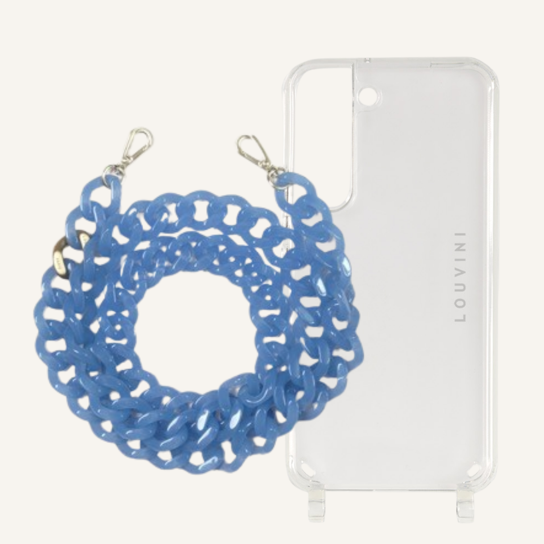 Coque Charlie & chaîne Zoé Bleu (Samsung)