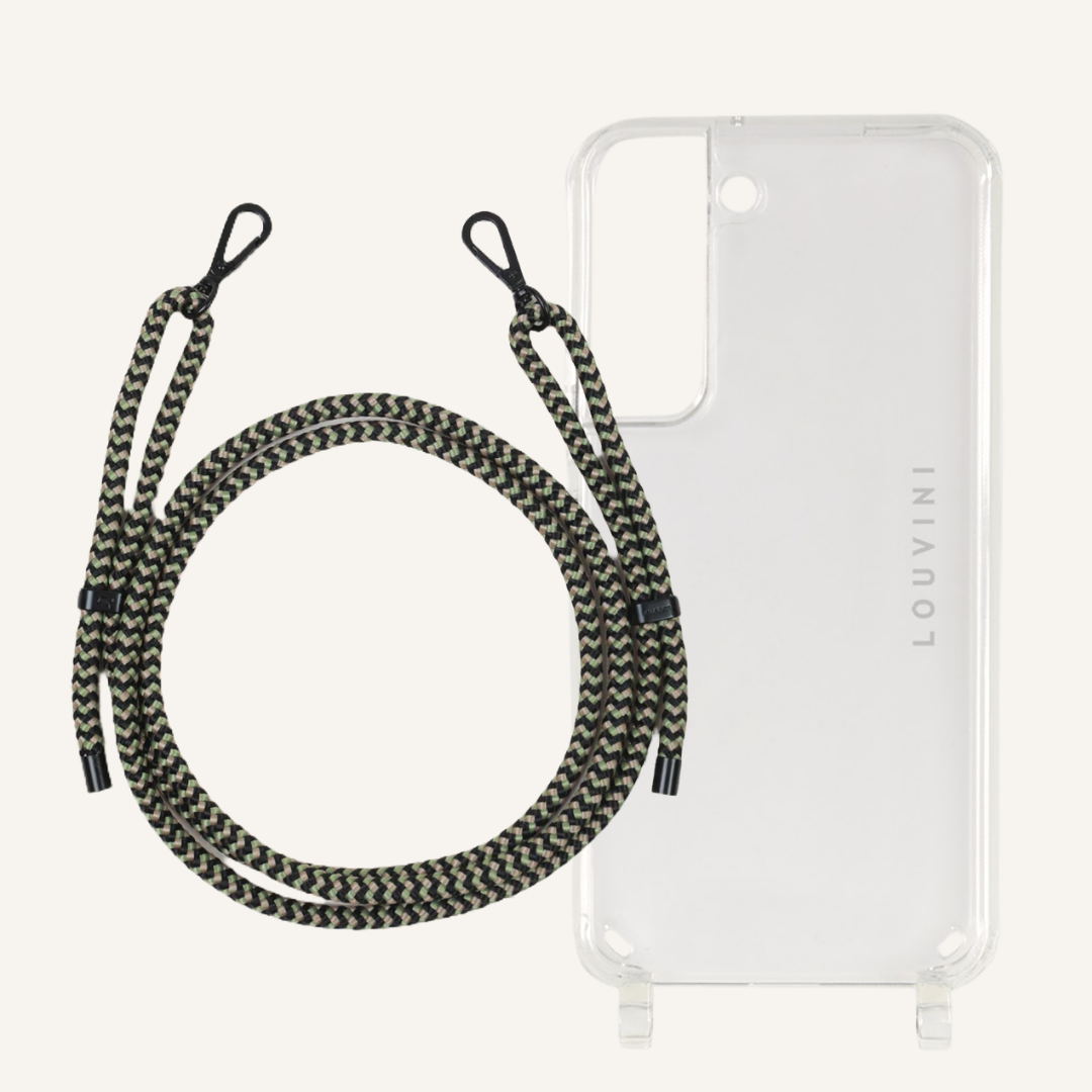 Charlie Case & Noah Black-Green Cord (Samsung)