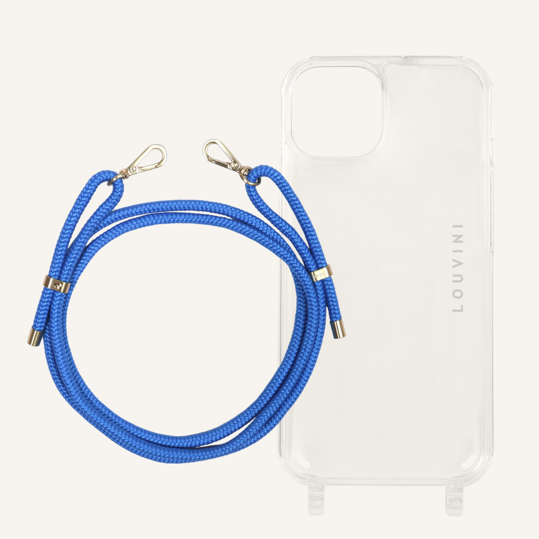 Charlie iPhone Case & Tessa Electric Blue Cord