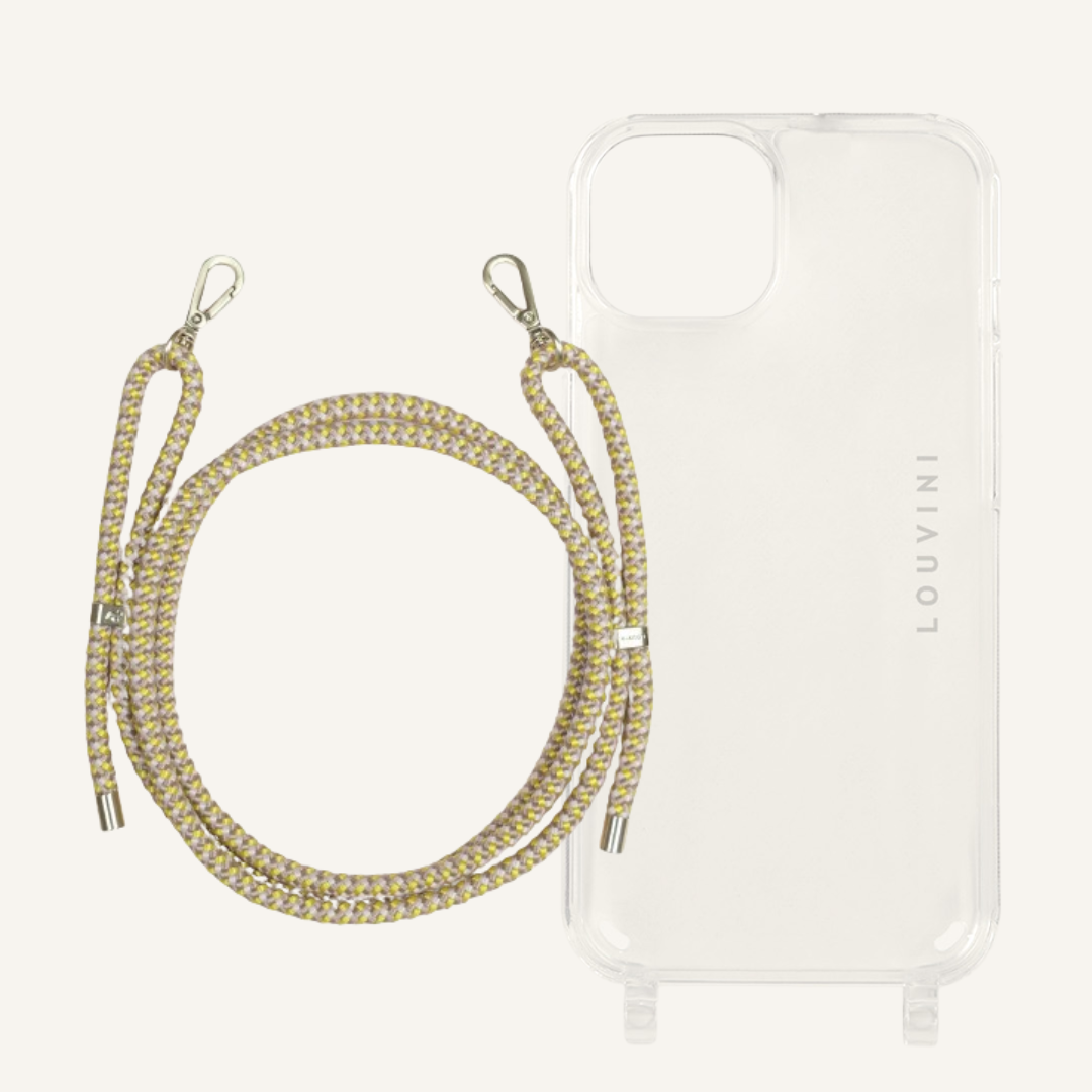 Charlie iPhone Case & Tessa Yellow-Pink Cord