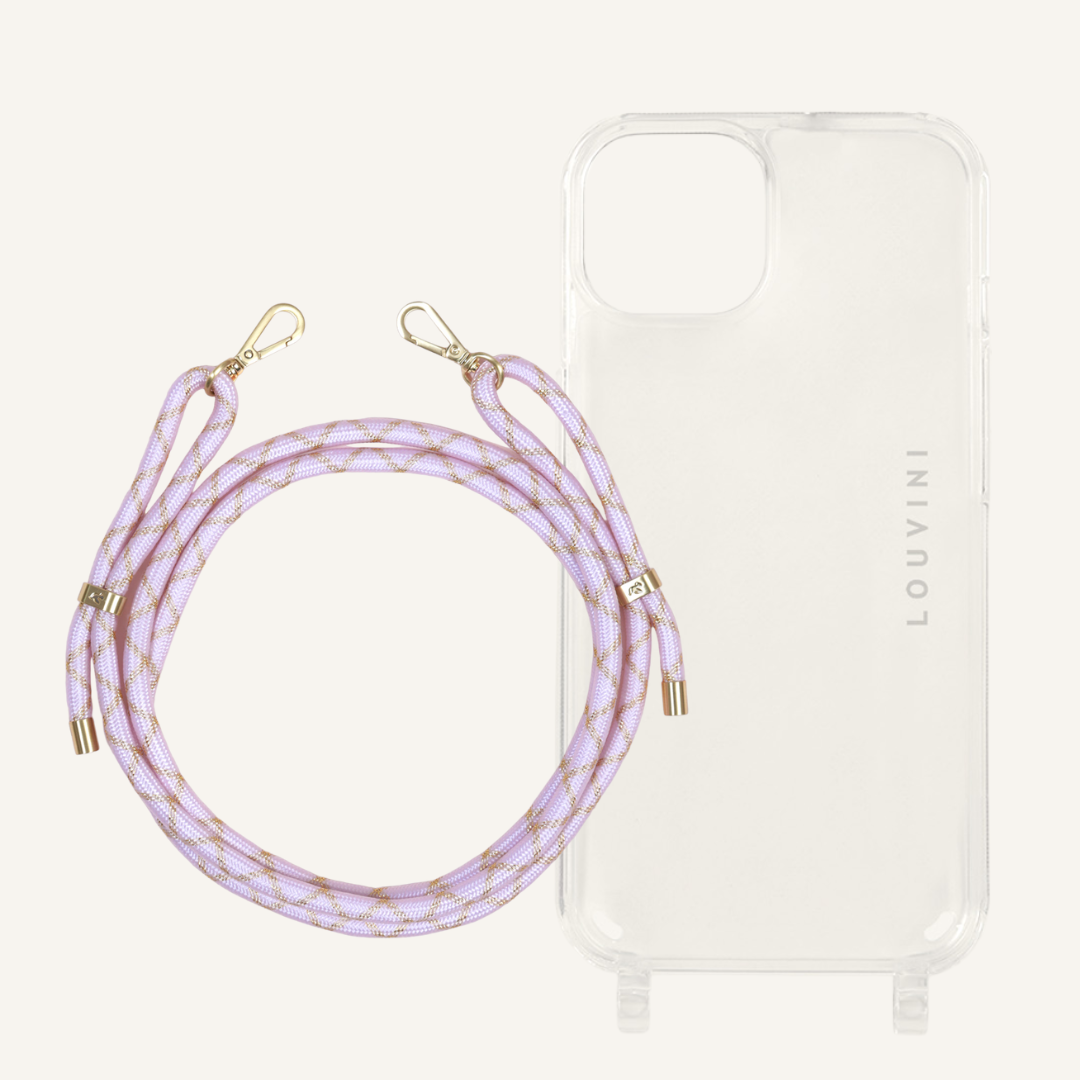 Charlie iPhone Case & Tessa Pink-gold Cord