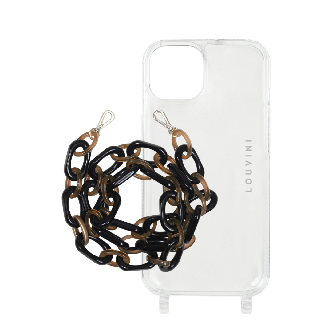 Charlie iPhone Case & Chiara Black-brown Chain