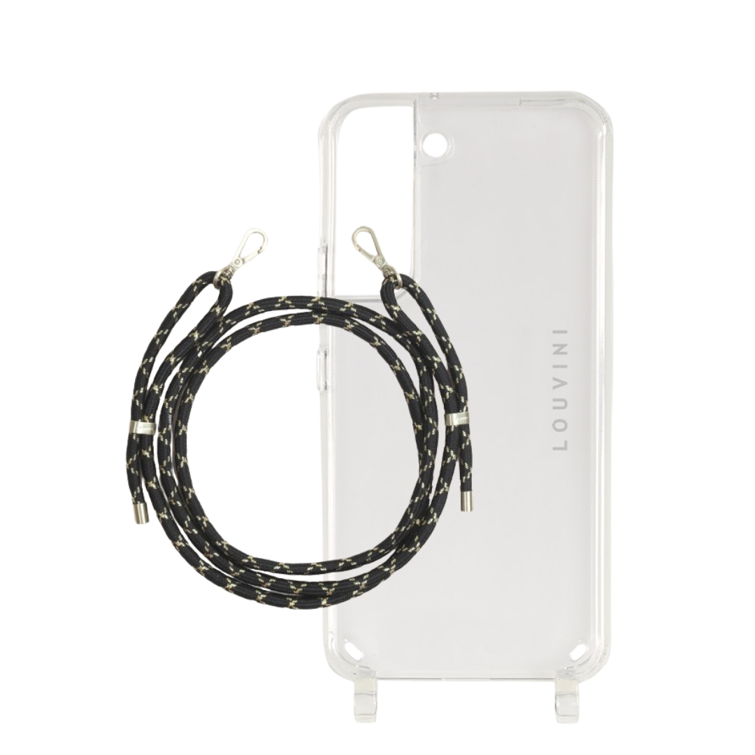Charlie Case & Tessa Black-Gold Cord (Samsung)