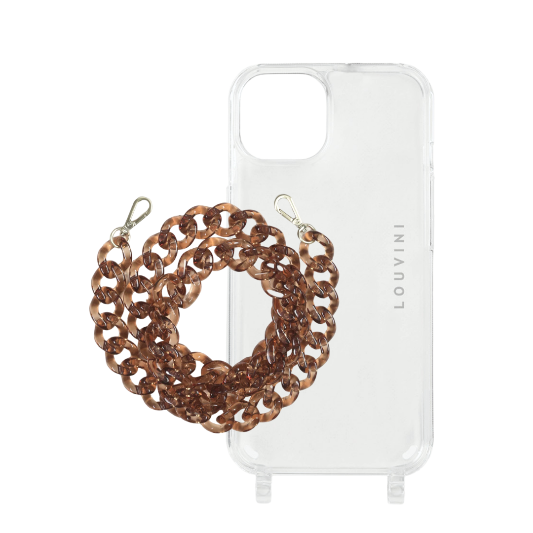 Charlie iPhone Case & Zoe Amber Chain