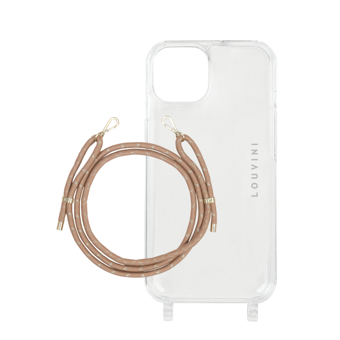 Charlie iPhone Case & Tessa Cinnamon Gold Cord