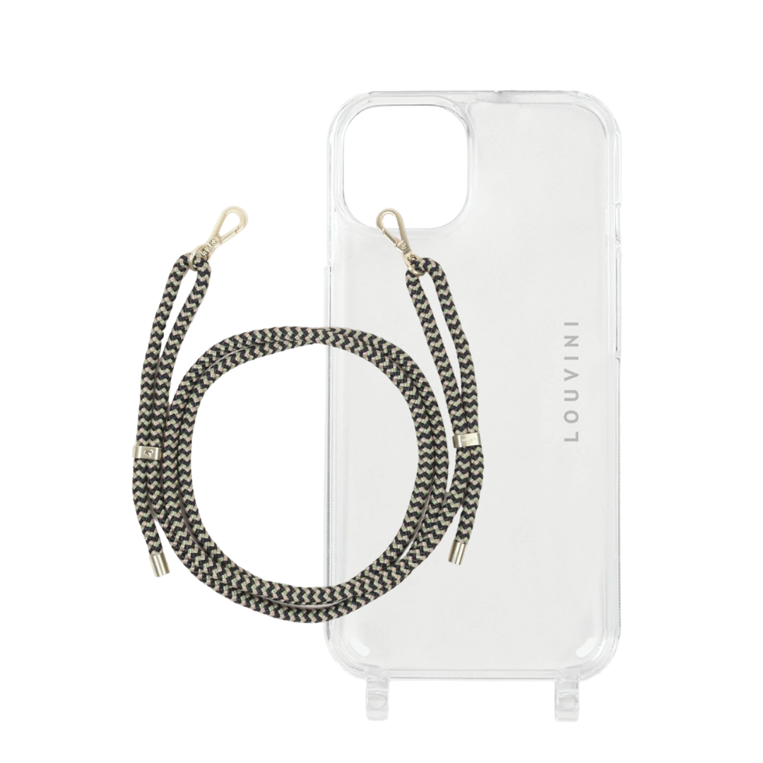 Charlie iPhone Case & Tessa Black-green Cord