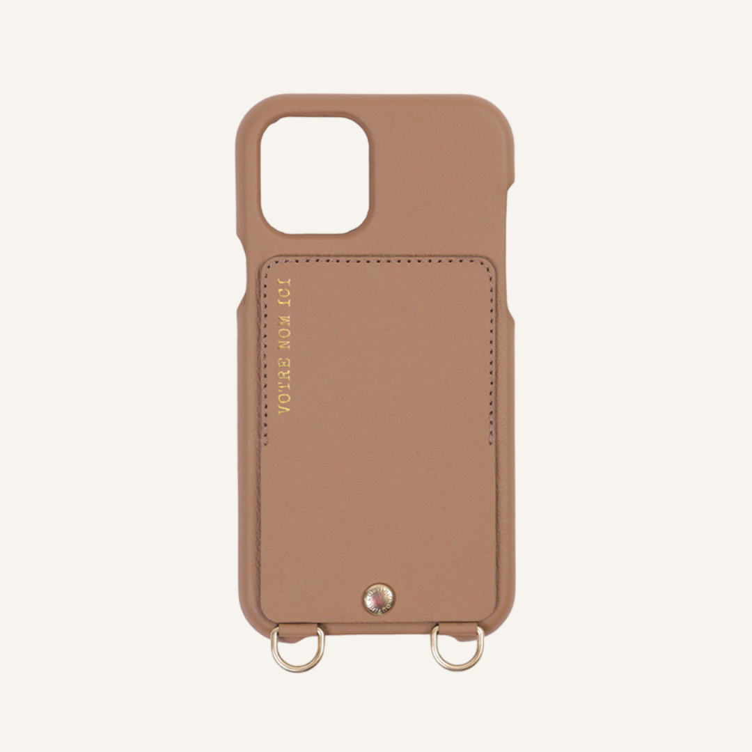 Personalised LOU CASE - Camel