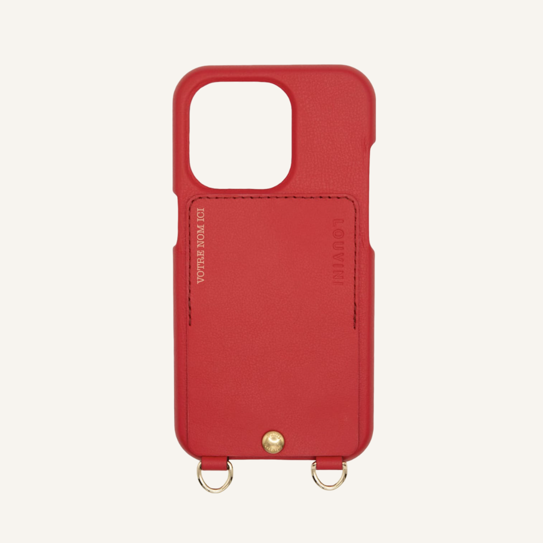 Personalised LOU Case - Red
