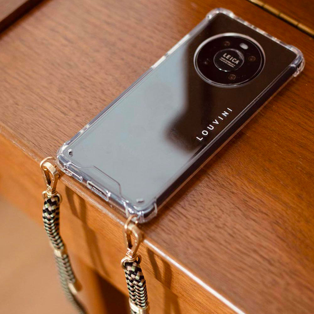 CHARLIE Phone Case & TESSA Black-Green Cord (Huawei)