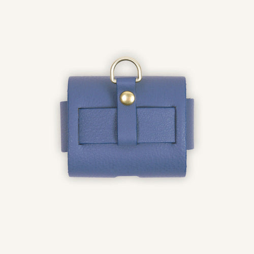 Étui AirPods bleu design moderne et protection résistante