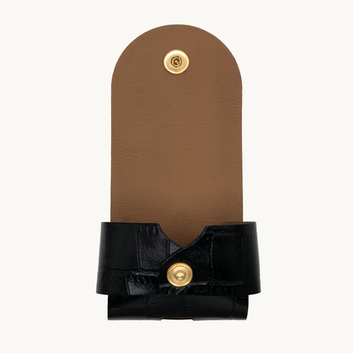 Étui JOE pour AirPods - Crocodile Noir