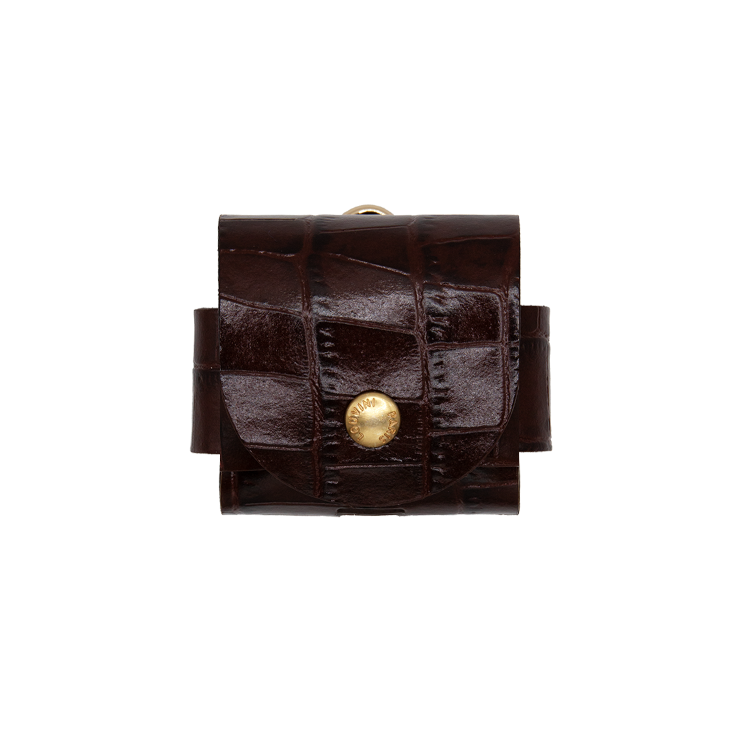 Étui JOE pour AirPods - Crocodile Marron