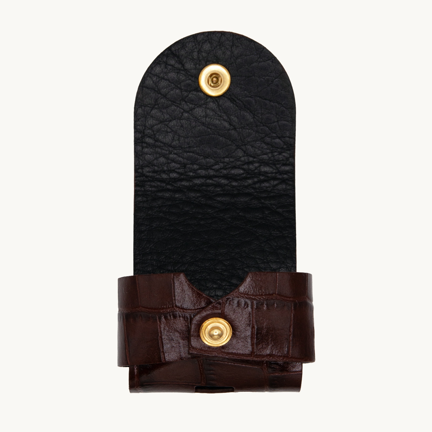 Étui JOE pour AirPods - Crocodile Marron