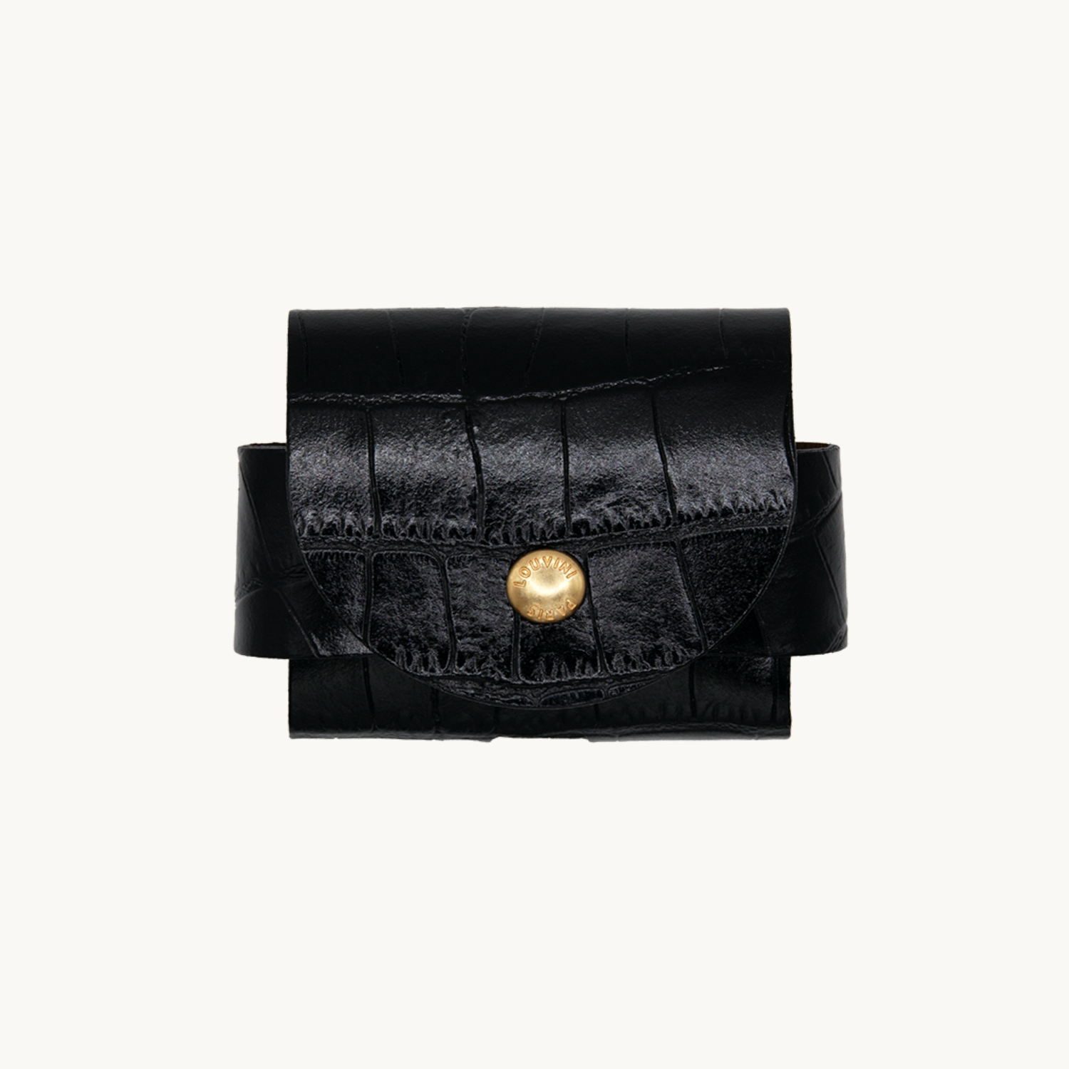 Étui JOE pour AirPods - Crocodile Noir