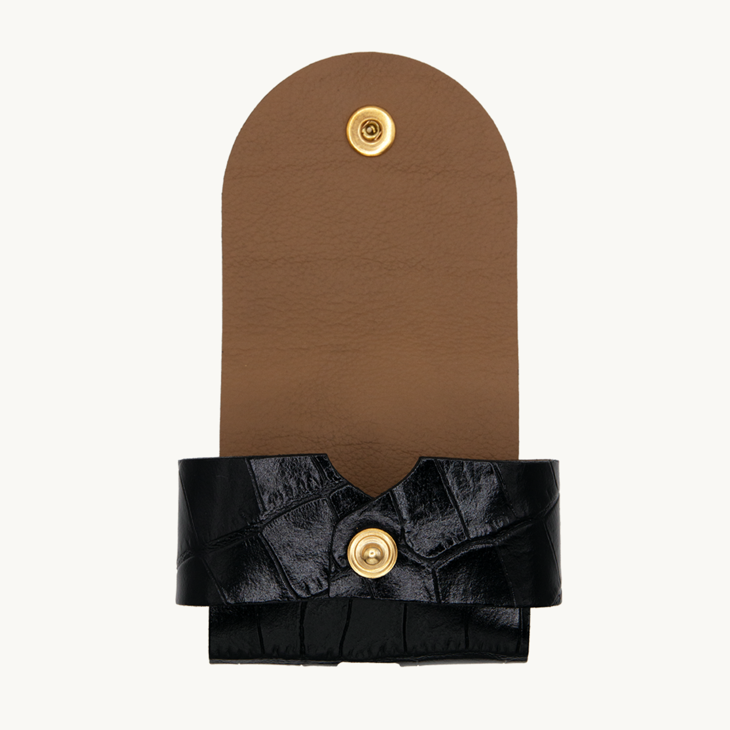 Étui JOE pour AirPods - Crocodile Noir