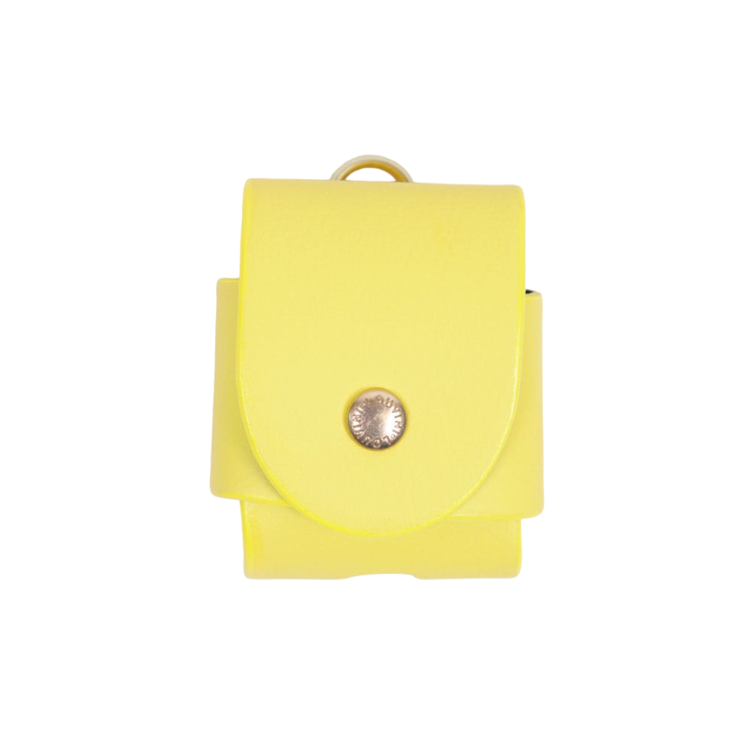 Étui AirPods jaune design moderne et protection résistante