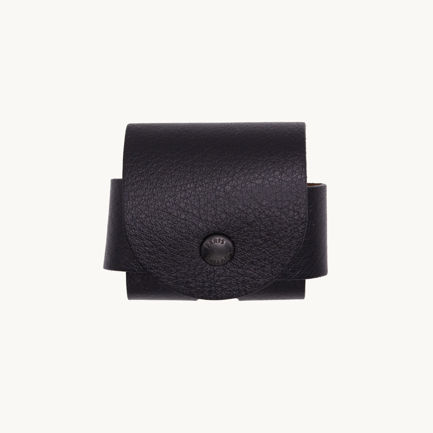 Étui AirPods noir design moderne et protection résistante