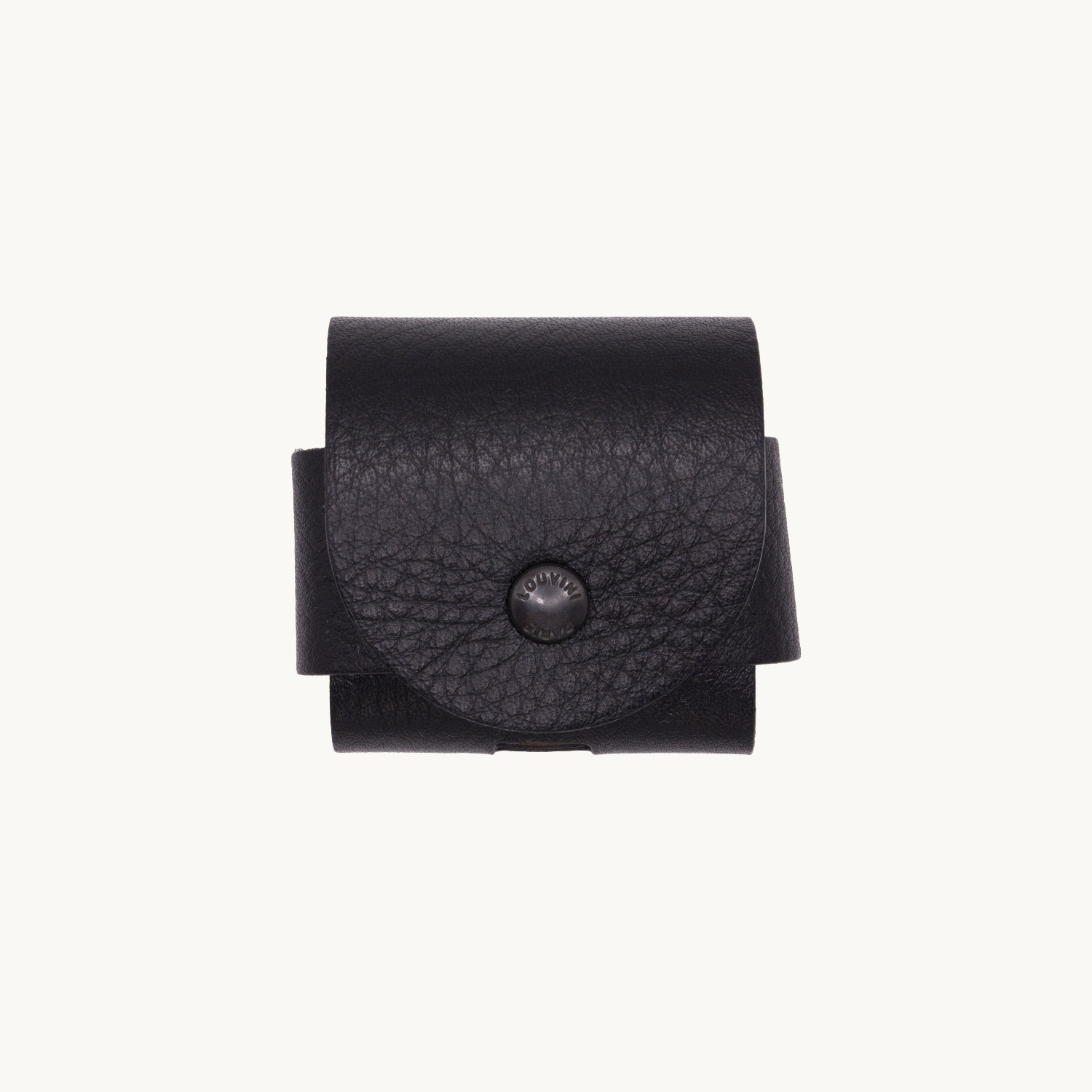 Étui AirPods noir design moderne et protection résistante