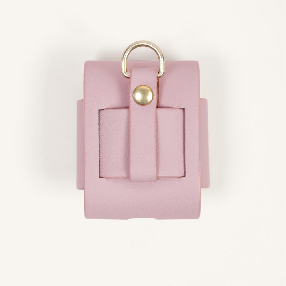 Étui AirPods rose design moderne et protection résistante