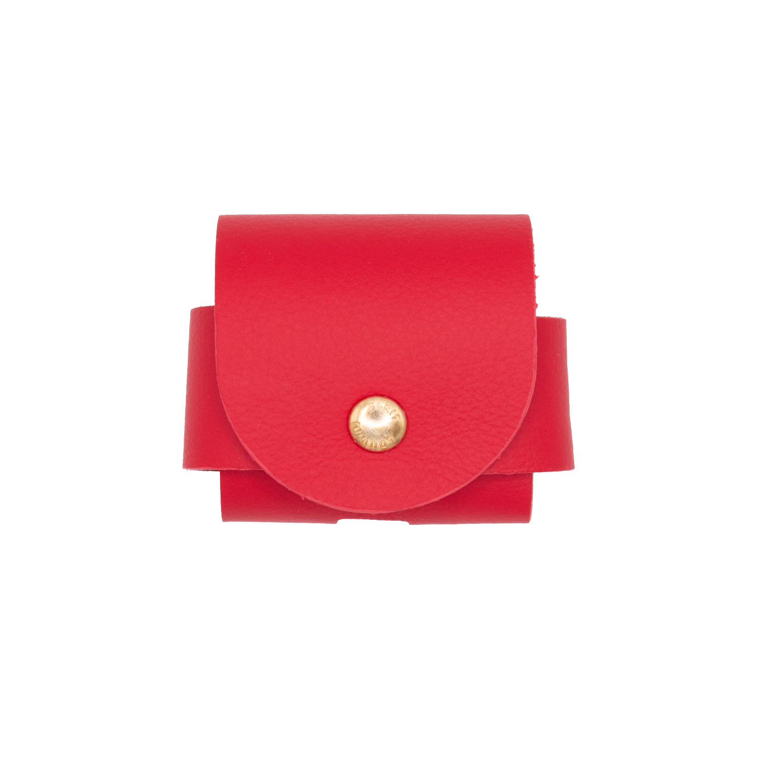 Étui AirPods rouge design moderne et protection résistante