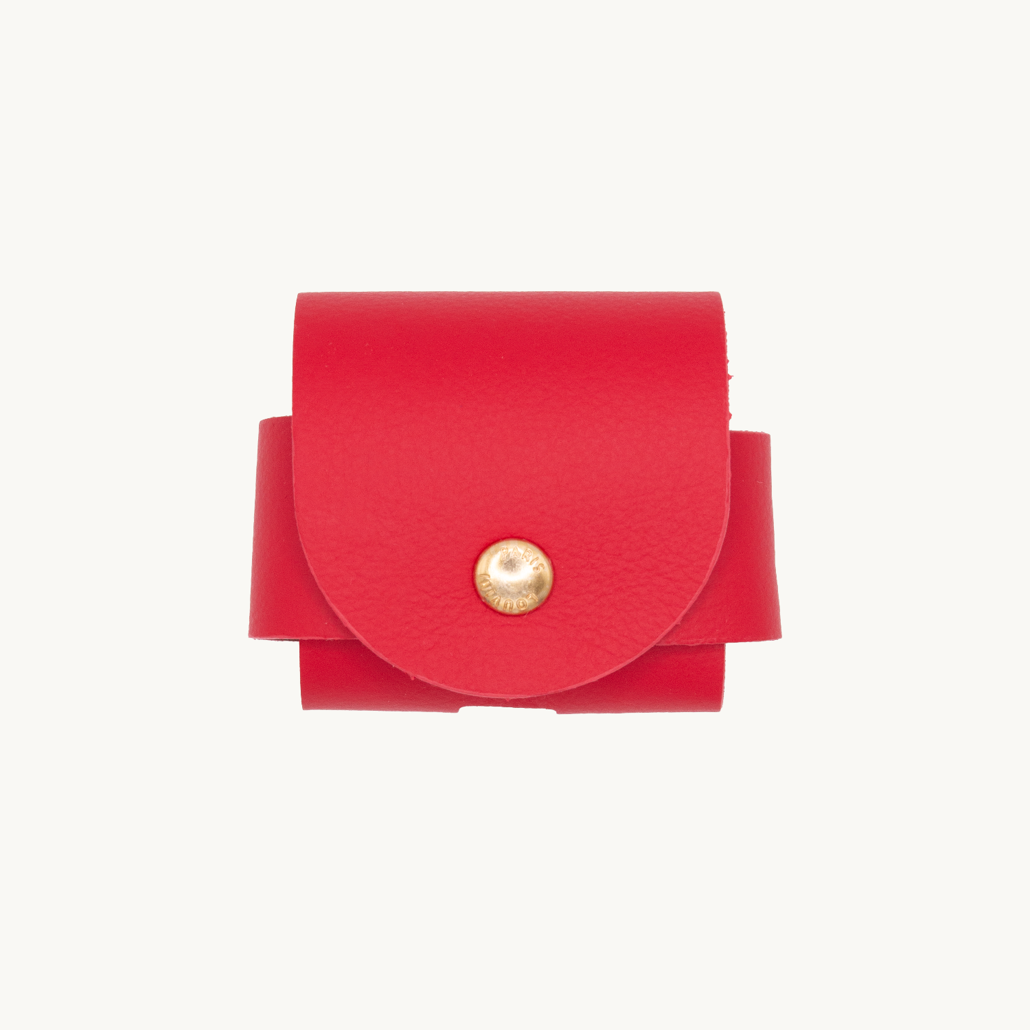 Étui AirPods rouge design moderne et protection résistante