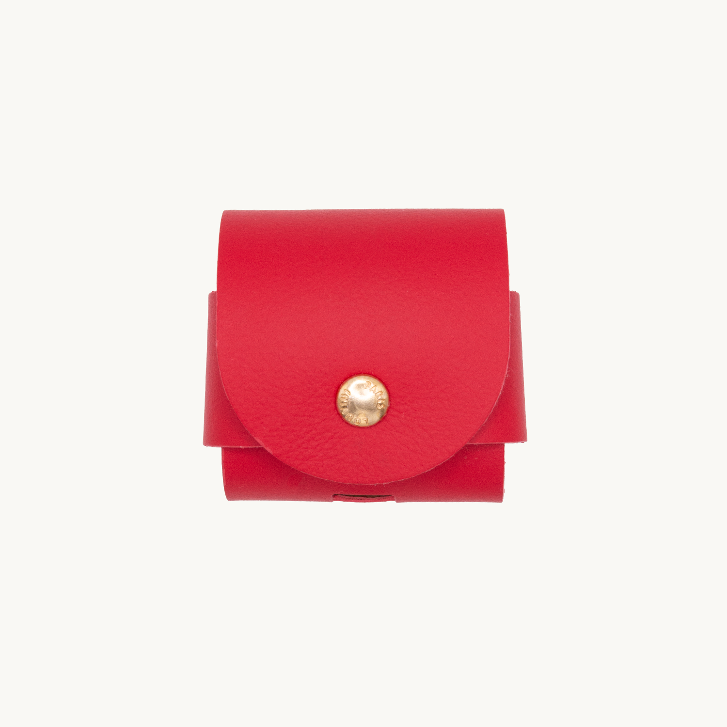 Étui AirPods rouge design moderne et protection résistante