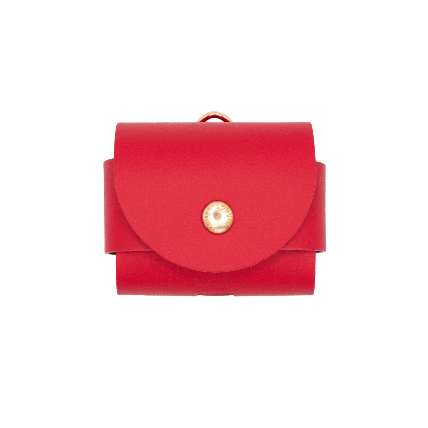 Étui AirPods rouge design moderne et protection résistante