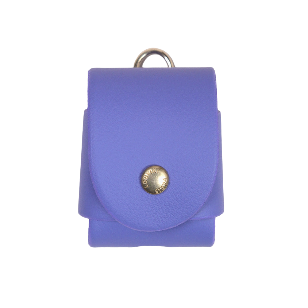 Étui AirPods violet design moderne et protection résistante
