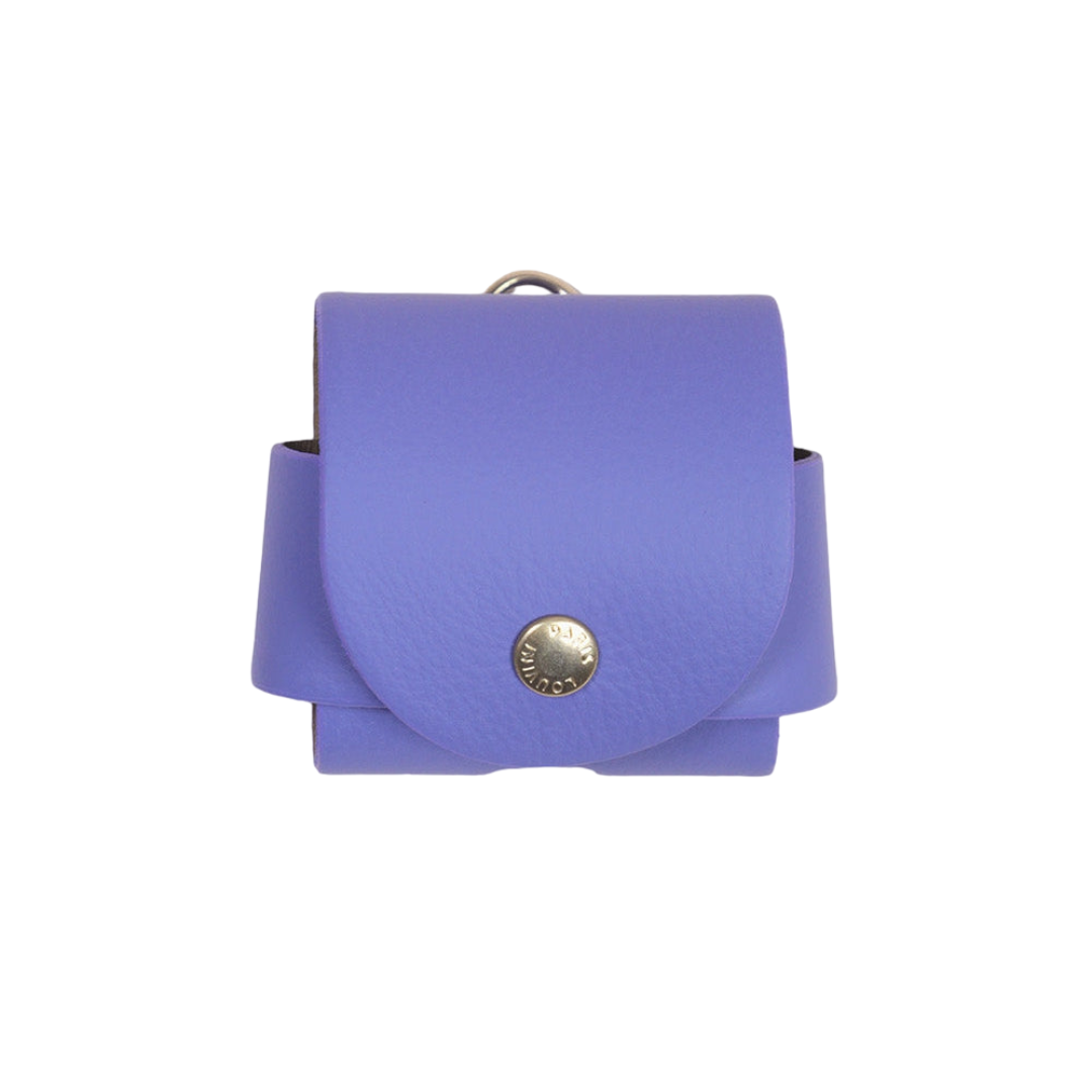 Étui AirPods violet design moderne et protection résistante