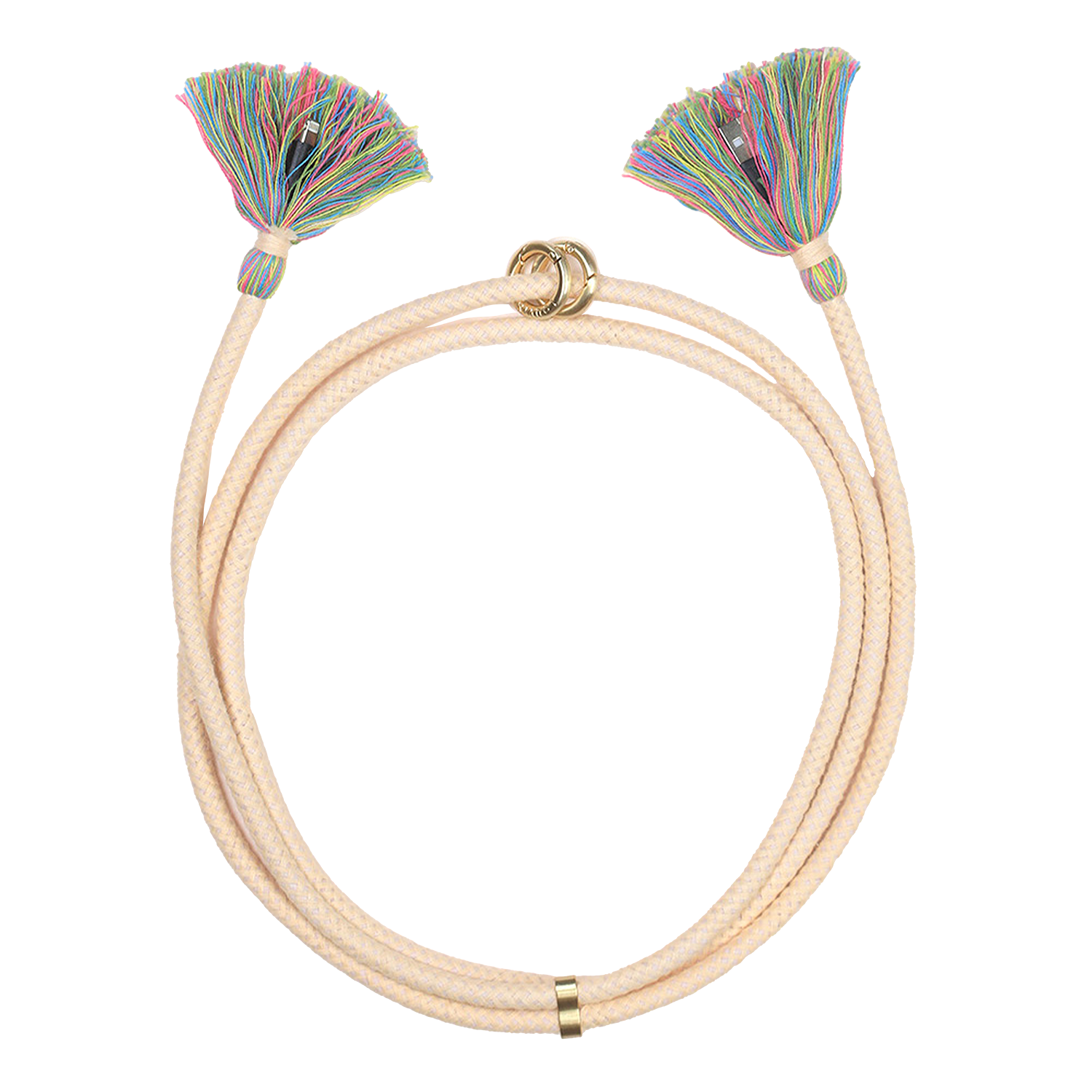 Cordon USB KAIA - Naturel-Multicolore